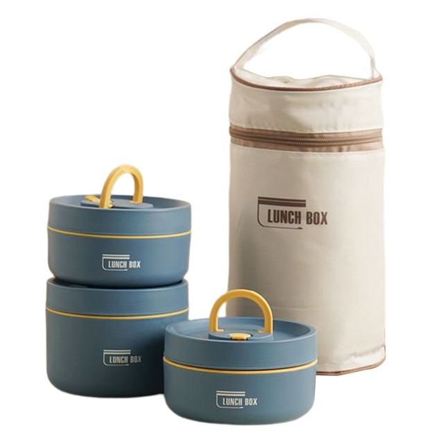 Orthorun | ThermoBox Multi-Layered Insulated Lunchbox – Includes Free Carry Bag