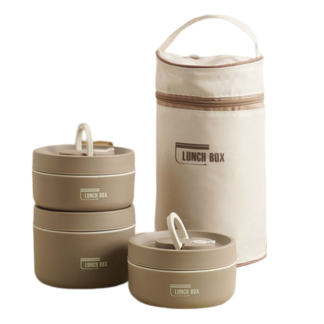 Orthorun | ThermoBox Multi-Layered Insulated Lunchbox – Includes Free Carry Bag
