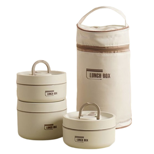 Orthorun | ThermoBox Multi-Layered Insulated Lunchbox – Includes Free Carry Bag