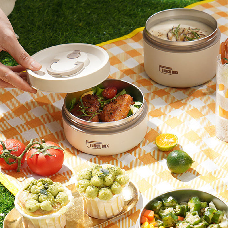 Orthorun | ThermoBox Multi-Layered Insulated Lunchbox – Includes Free Carry Bag