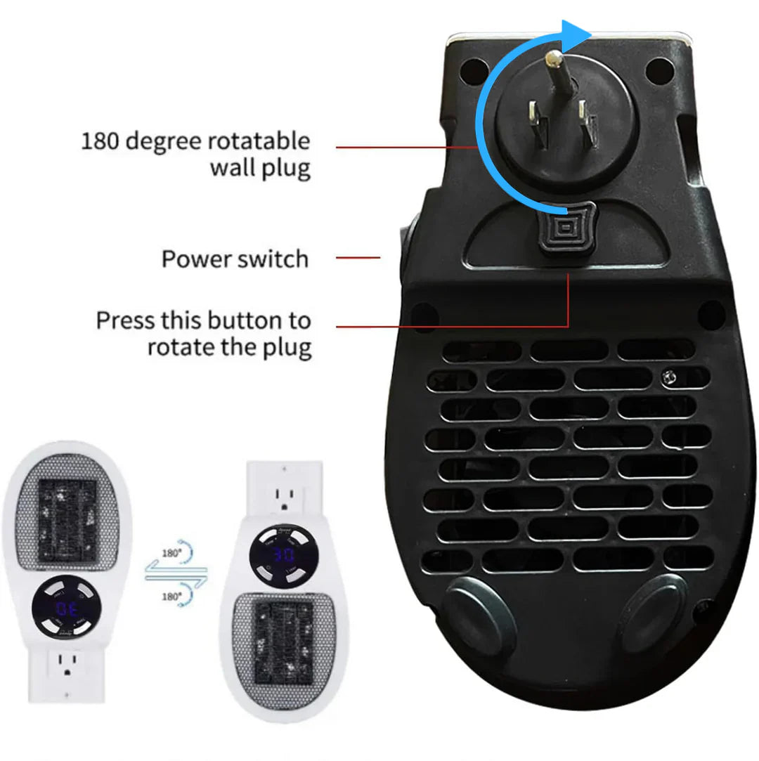 500W Mini Portable Electric Heater - Orthorun
