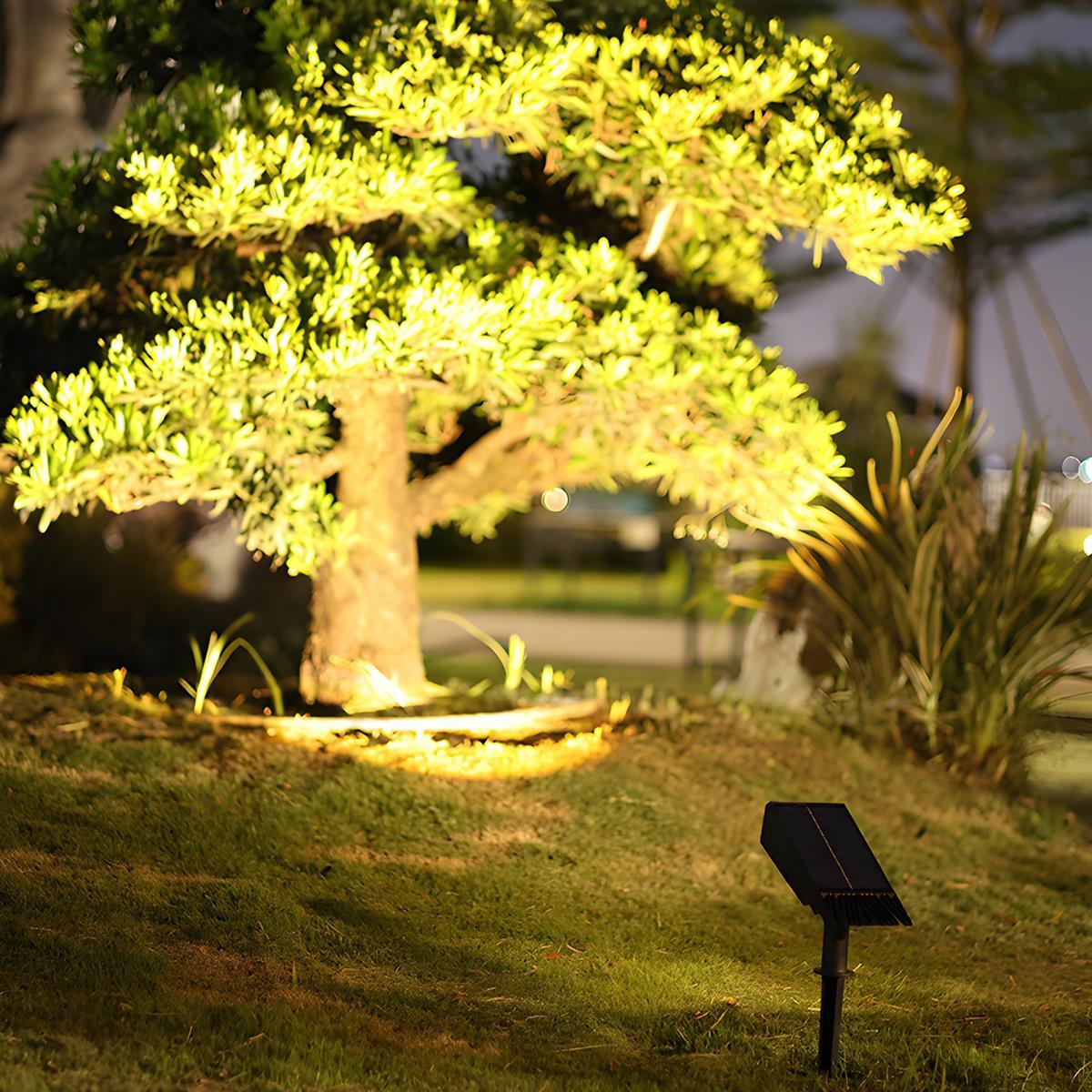 Orthorun | Waterproof Solar LED Multi-Zoom Spot Light - Adjustable Zoom for Garden & Outdoor
