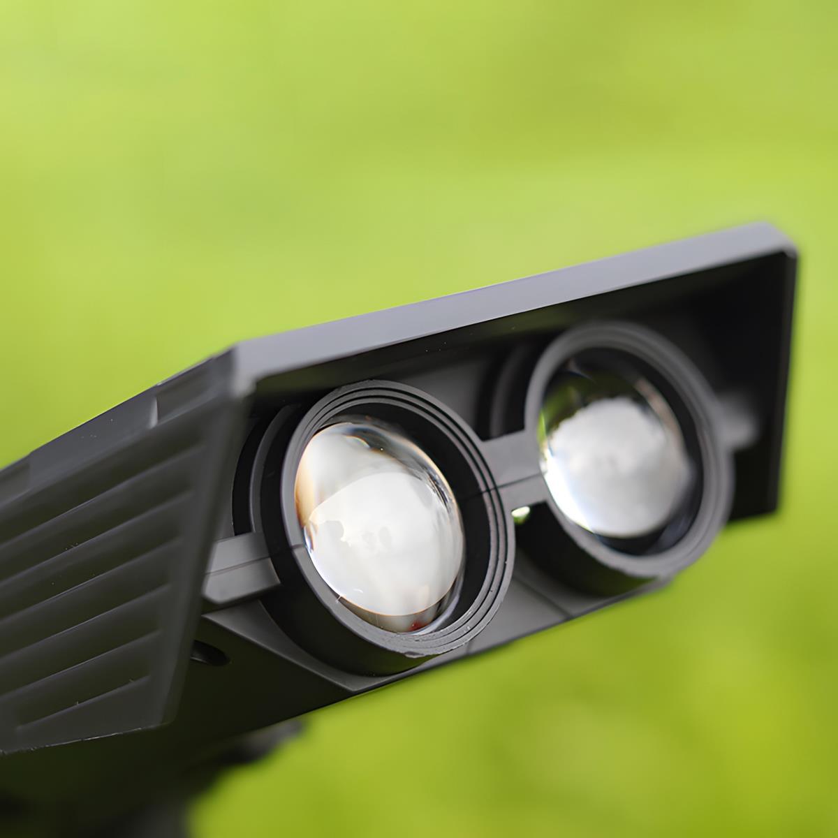 Orthorun | Waterproof Solar LED Multi-Zoom Spot Light - Adjustable Zoom for Garden & Outdoor